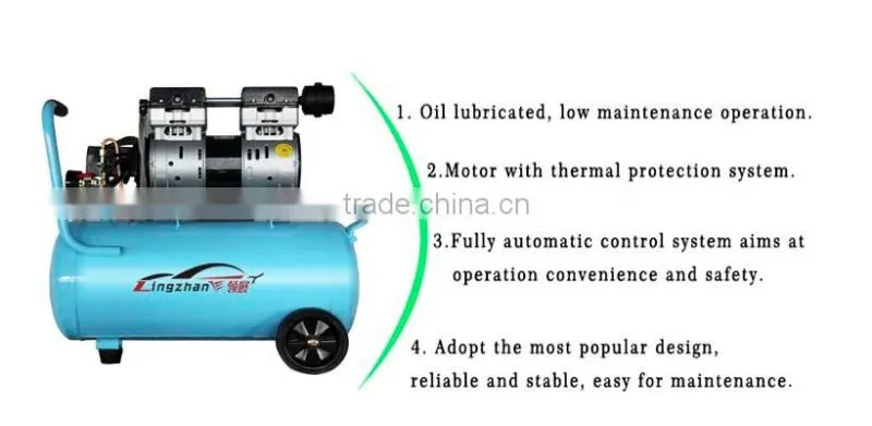 750W portable oil-free type air compressor