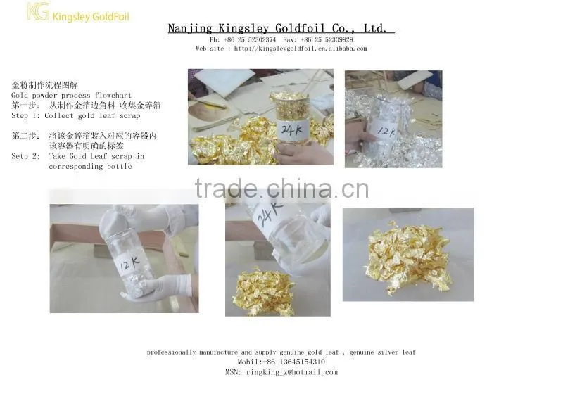 HOT!!24k Genuine Gold Powder-Nano