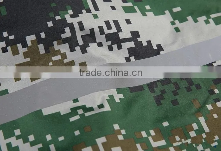 Super waterproof camouflage eco-friendly materials military raincoat