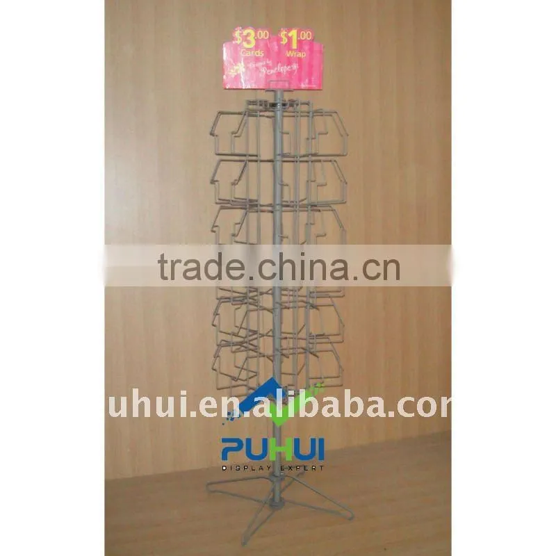 metal spinning napkin display stand
