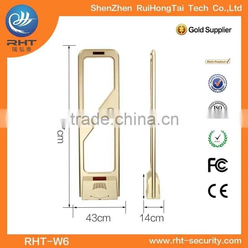 RHT supermarket security antenna golden ABS AM anti theft system