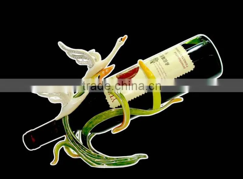 2014 New Design, Crystal/Glass Pen Holder with Enamel for Home Decoration
