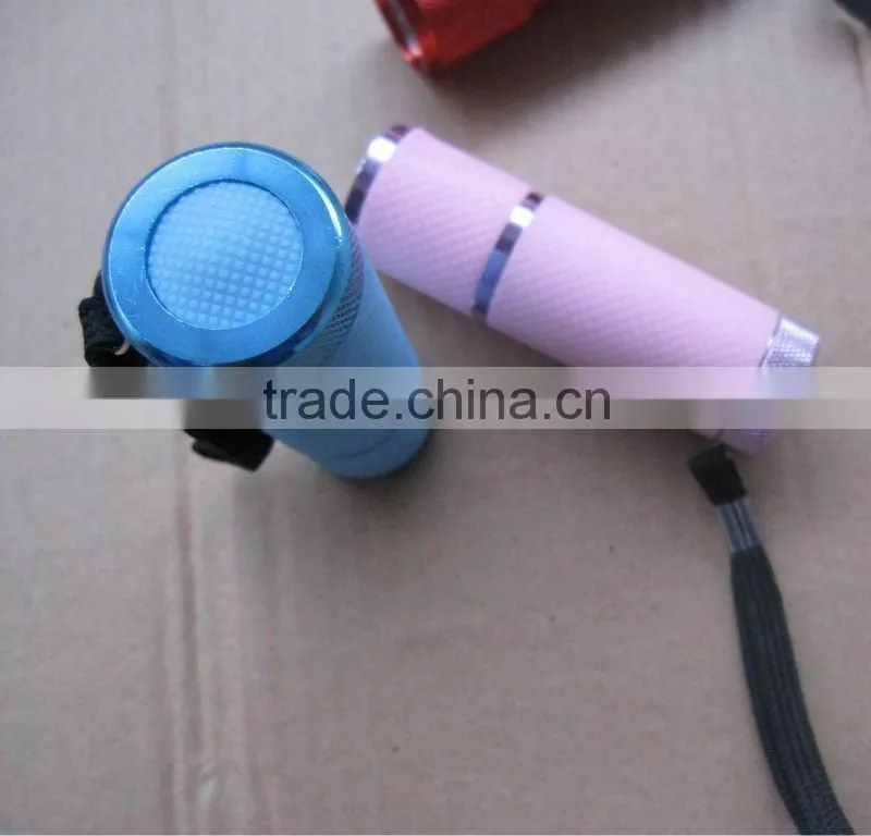 high quality 9 led torch flashlight