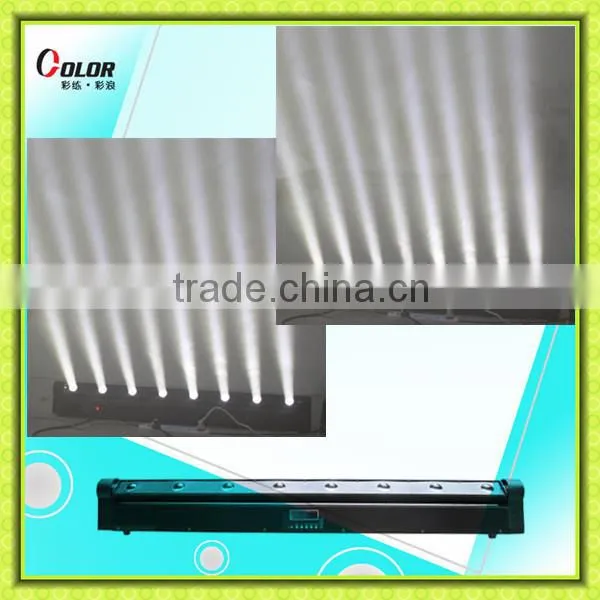 sweeper beam led 8*12w white professional stage lighting beam bar