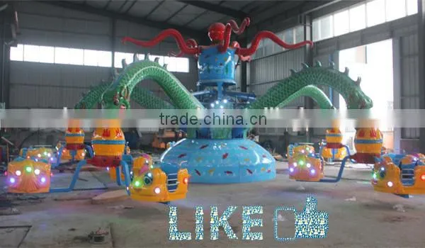 superior quality amusement park rides/rotating big octopus rides for kids and family