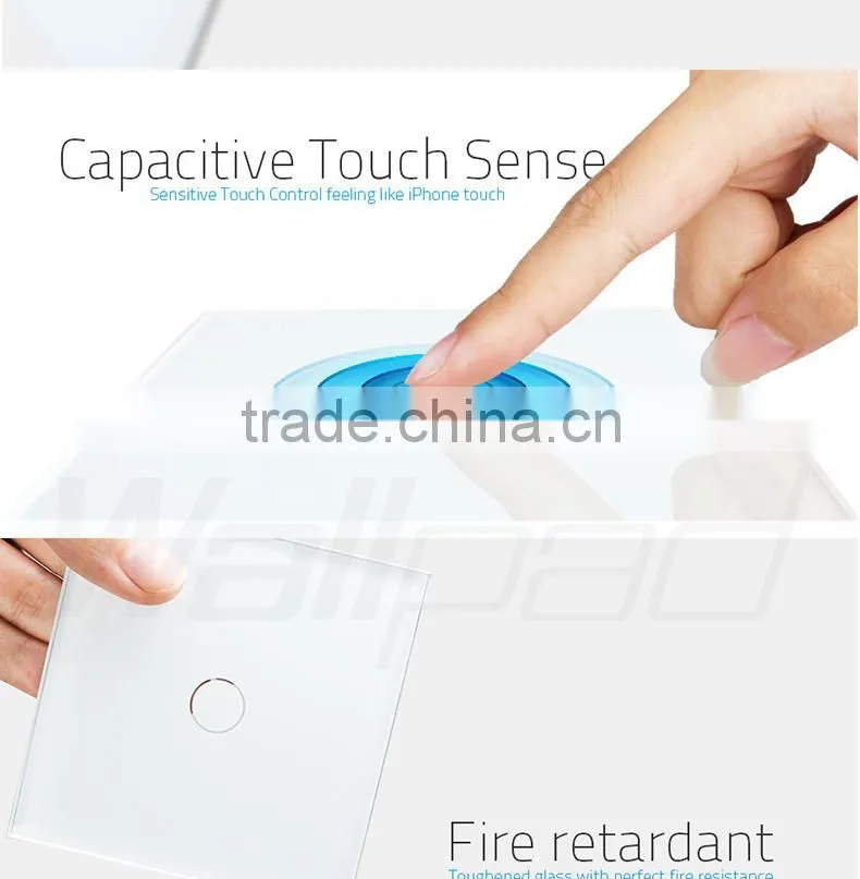 China Supplier Wallpad Luxury Waterproof Black Crystal Glass 110~250V RJ45 Computer Internet Network Wall Socket Switch