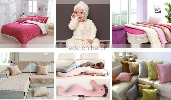 100% polyester animal jacquarding velboa fabric suitable for slipper