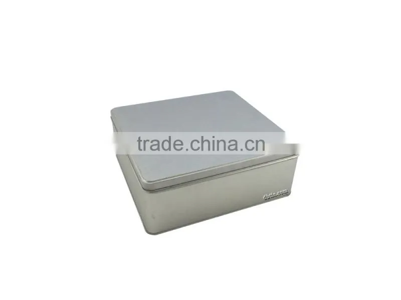 metal gift box, brownie storage box, almond tin