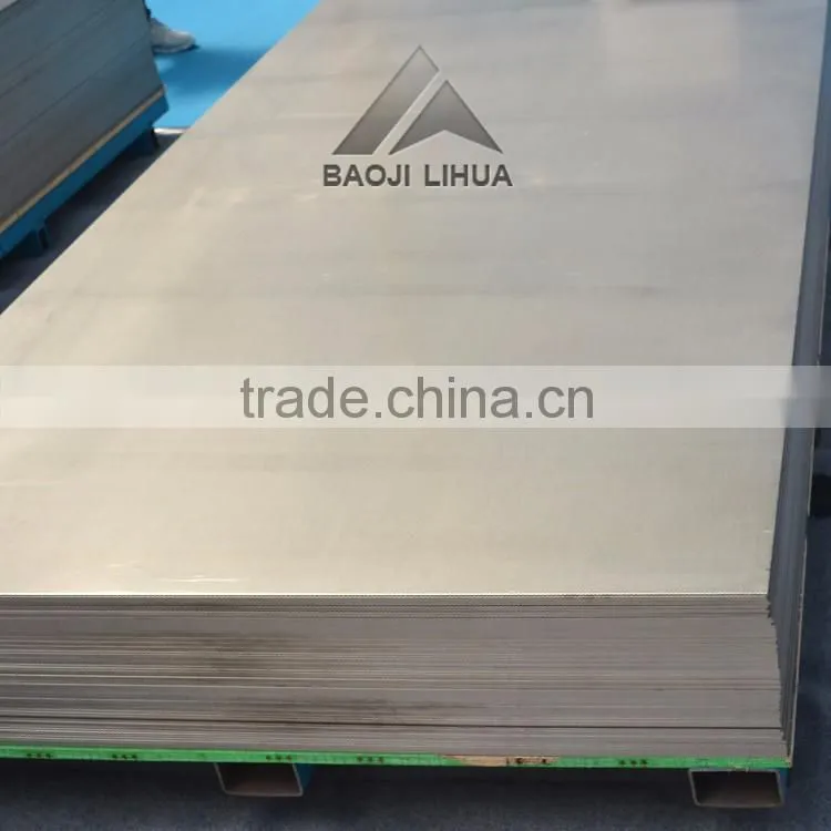 Factory sell Gr5 titanium plate with low price