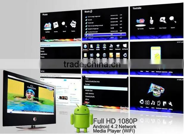 Mini Android 4.2 Google TV Box HD IPTV Player PC Allwinner A20 1G DDR3