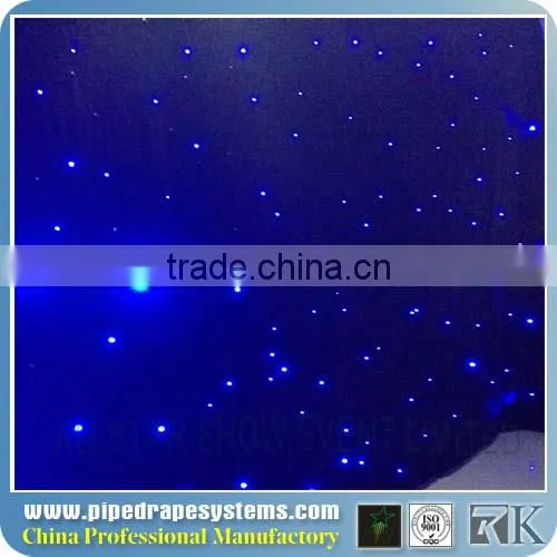 Cheap RK Colorful LED Star Curtain Backdrop For Christmas