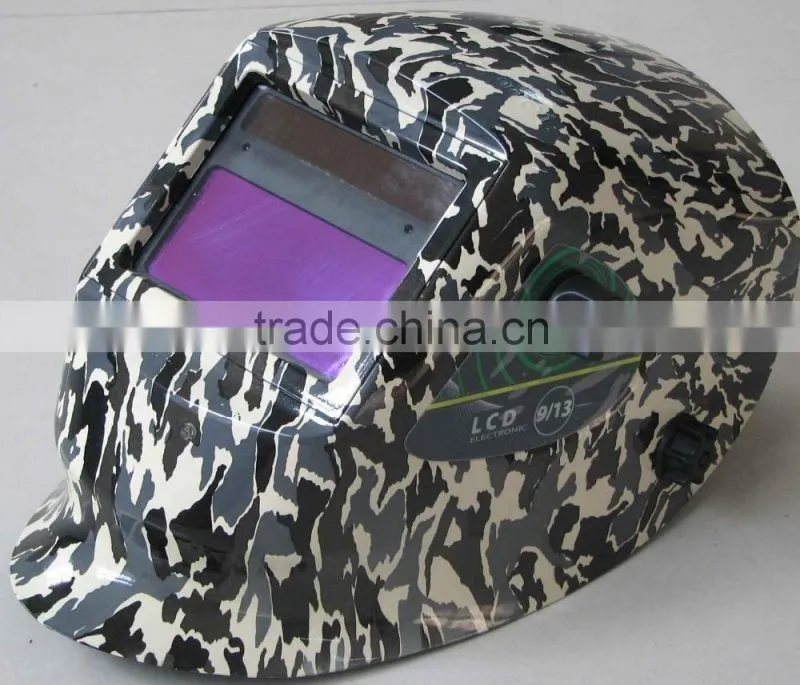Auto-darkening welding helmet with CE