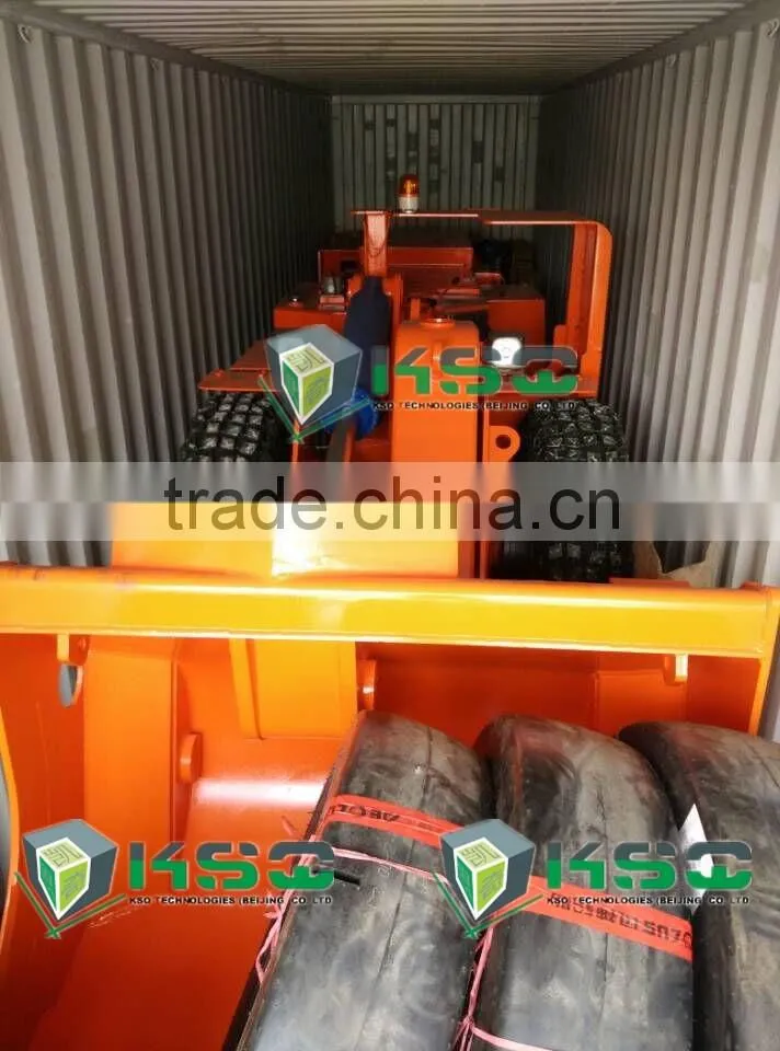 RL-1One CBM cubic meters bucket Underground Mining Equipment Scoop Tram