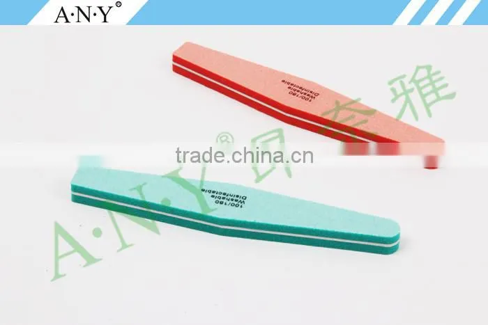 Professional Nail Art Polishing Cheap Sponge Wholesale Nail Files Emery Sand 100/180