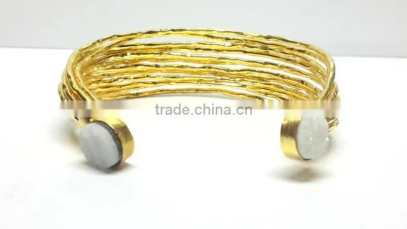 Rose Quartz & Tourmaline Multi Stone Rough Bracelet, 925 Solid Sterling Silver Bracelet, Designer Gemstone Raw Bracelet