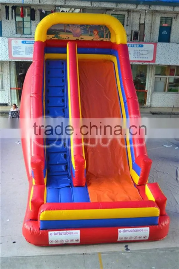 2016 commercial giant inflatable dry slide for children, slide inflatable