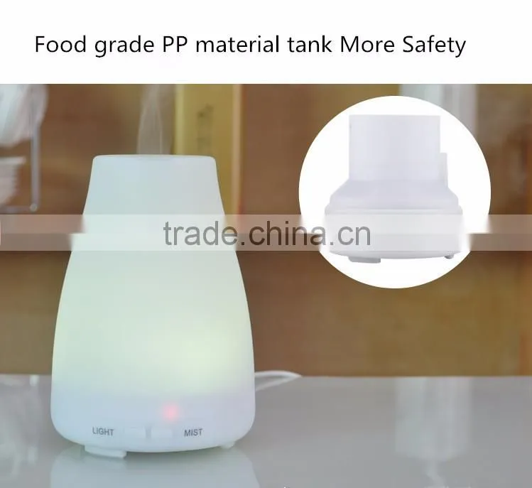 2016 Hot Sale 7 Color Light Ultrasonic Aroma Humidifier Diffuser For SPA Yoga Baby Room