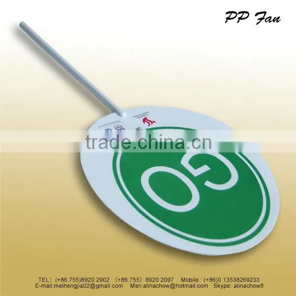 Transparent handle fan