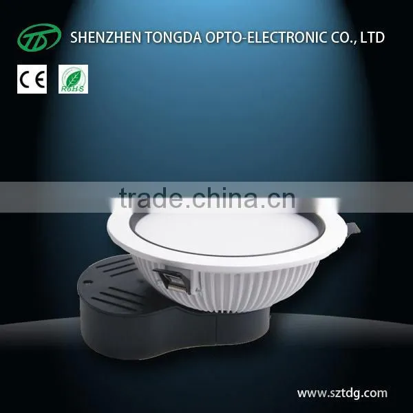 Round/square dimmable slim led panel light led downlight 30w Dia 300mm
