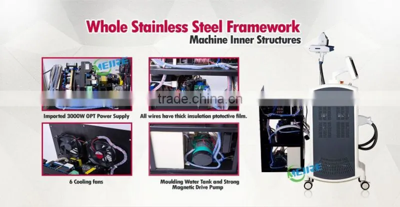 Hot selling effective OPT SHR Laser Multifunction Beauty Machine