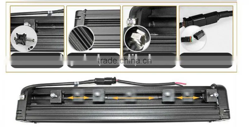 21.5 inch 100W 4x4 Led Car Light, Curved single row Led Light bar Off road with CE, RoHs, IP67, auto led light arch bent