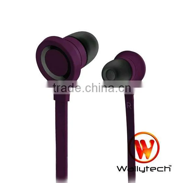 Flat Cable Earphone With Remote For SamSung S4