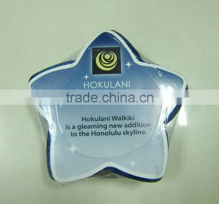 Brand promotional star mould compressed magic towel