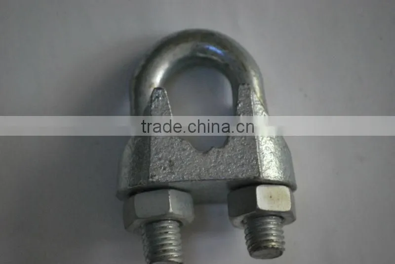 CHINA FACTORY WHOLESALE PRICE DIN741 MALLEABLE WIRE ROPE CLIP