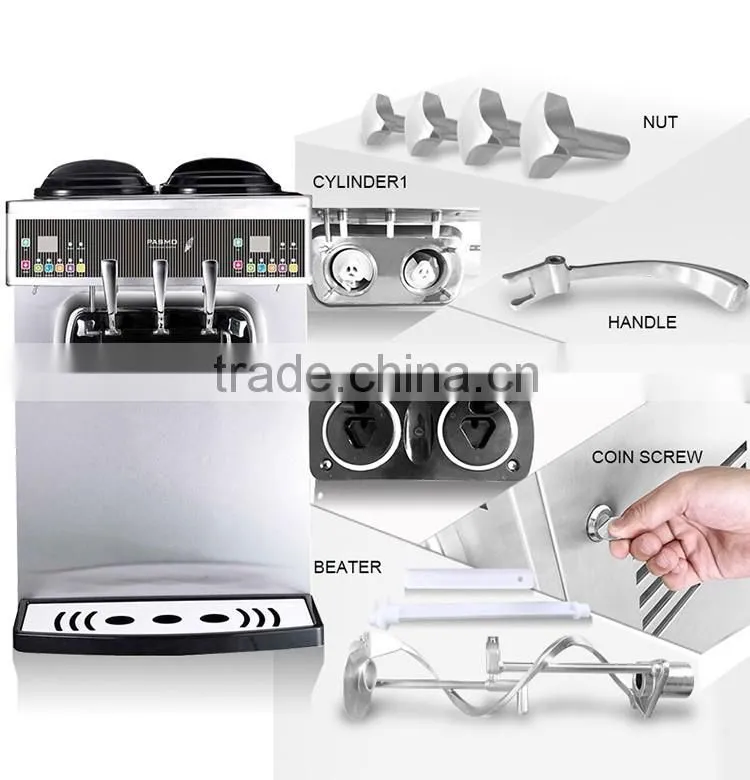 Pasmo cheap fruit soft ice cream maker/frozen yogurt machine/ice cream cone maker