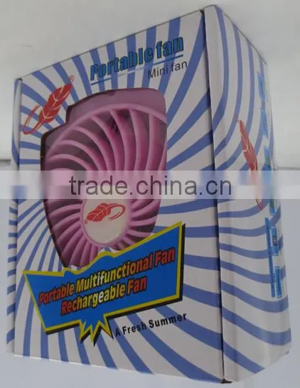 18650 Battery Operated Usb Mini Desk Fans 3 speed with powerful wind