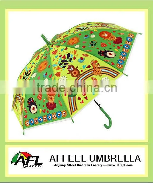21"x8k drawing kids umbrella,promotional umbrella