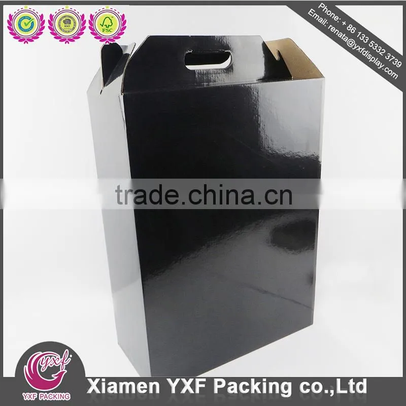 Foil Stamping overflap rigid packaging paper box, rigid box