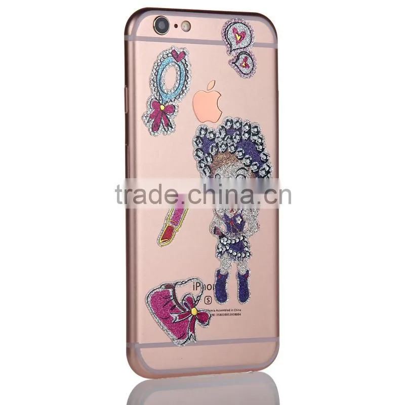 cute CMYK mobile phone cover decoration ,temporary cell phone sticker