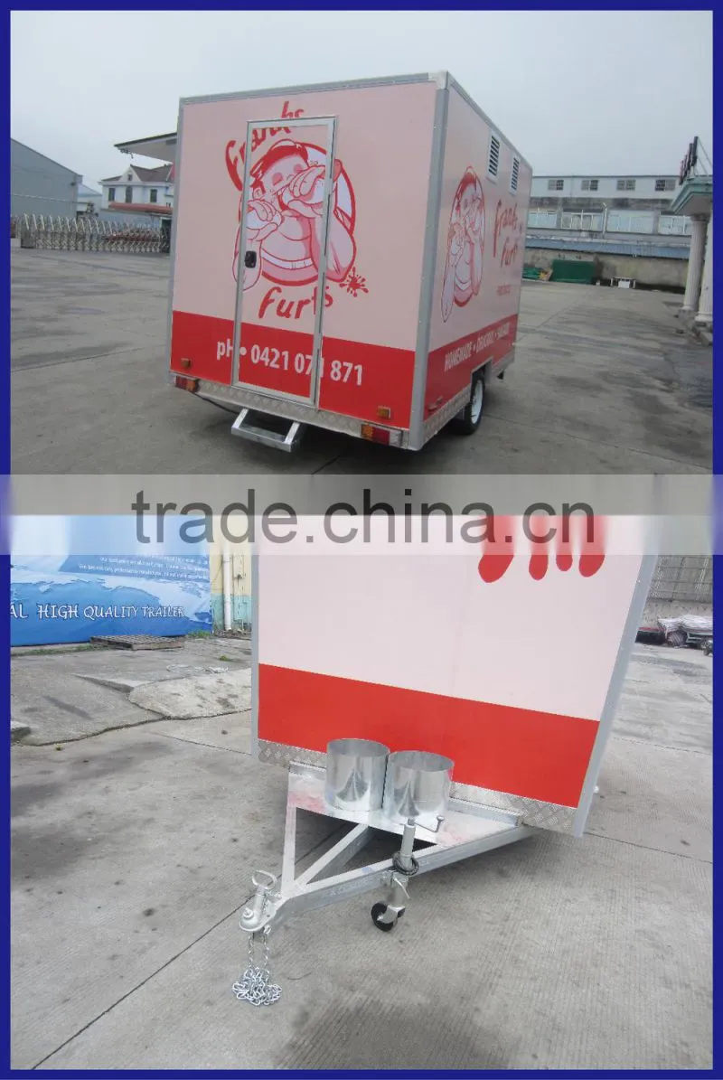 European quality , Chinese Price car food truck mobile food vending mobile food van for sale