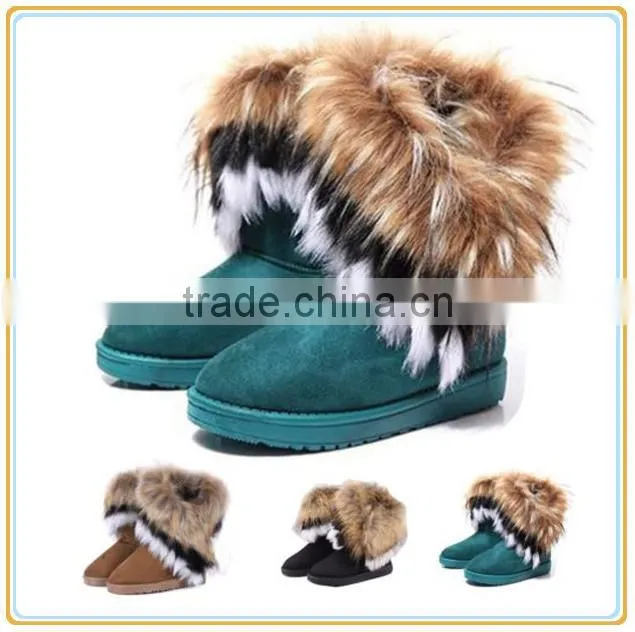 women winter warm high long snow Ankle boots cheap girl snow boots