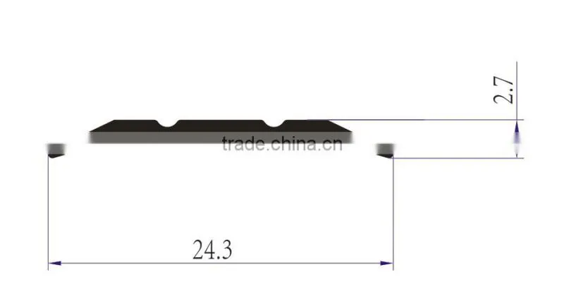aluminum carpet nosing /capet edging trim /carpet to tile trim
