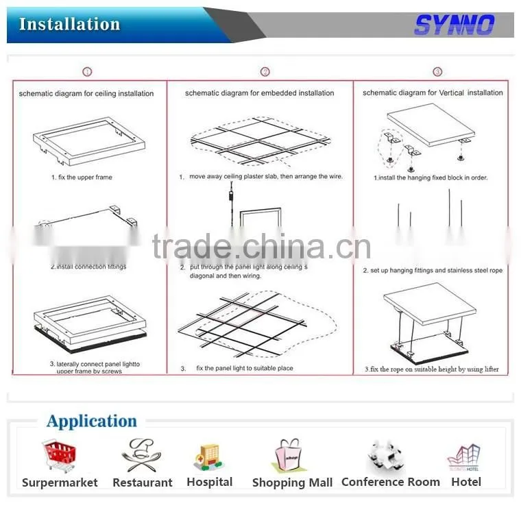 best products of lightings wall 18W square led panel lights
