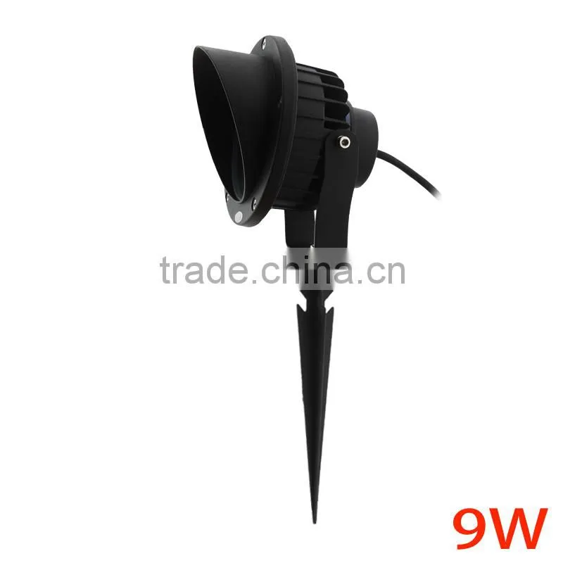 2015 wholesales 3W/9W 220v outdoor led garden spike led lights