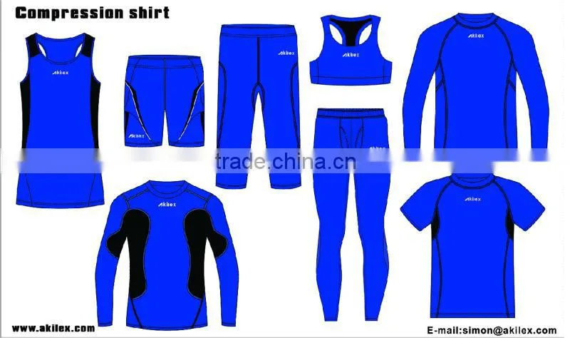 2014 high quality running wear compression wear