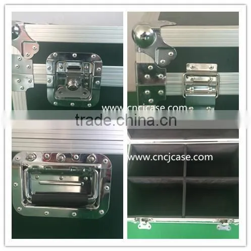 High quality portable army green aluminum instrument case