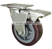 PU wheel with plastic core