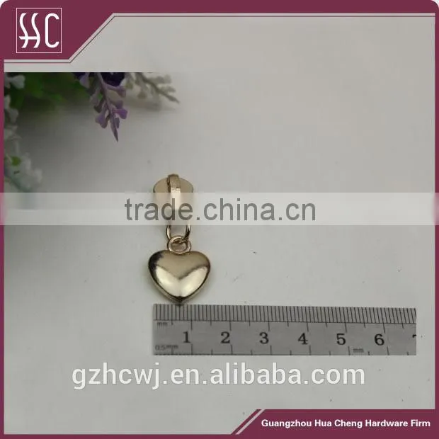heart shaped zipper puller,metal zipper puller,Guangzhou zipper puller