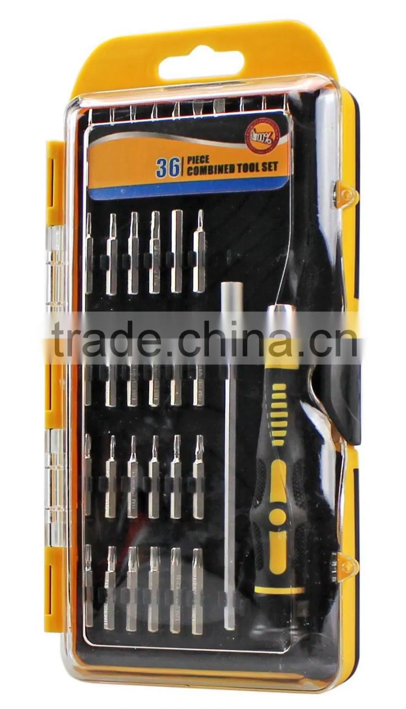 36pcs cr-v screwdriver bits