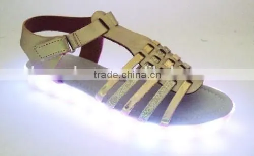 New 2016 Light Up LED Fashion Sandals for Girls