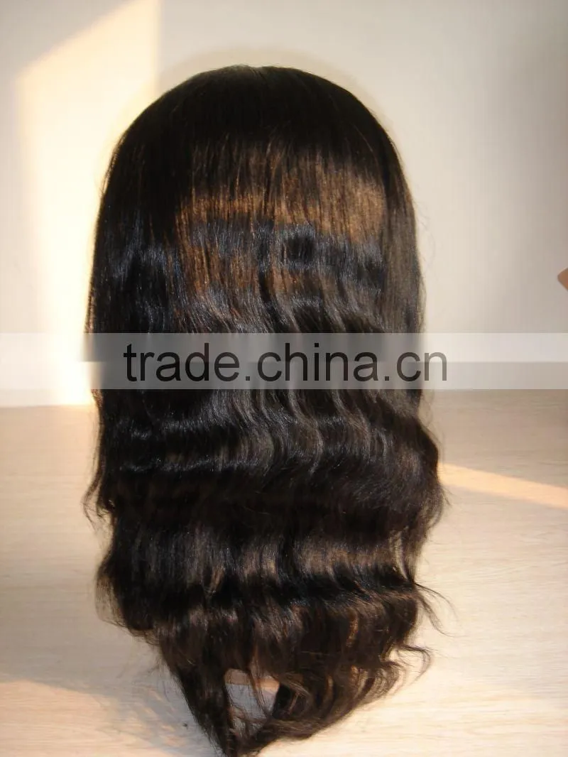 Hot Sell Indian Human Hair Front Lace Wig Made In China