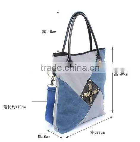 2014 new fall handbags women's canvas bags cheap wholesale china cross bags