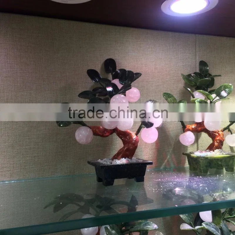 Precious Beautiful Rose Crystal Trees Ornaments