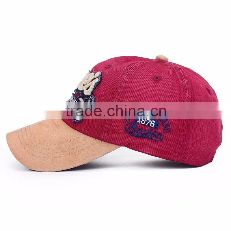 2016 news high quality custom baseball cap with panels cotton dad hats