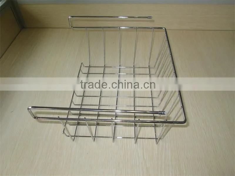 Chrome Wire Under Shelf Storage Basket