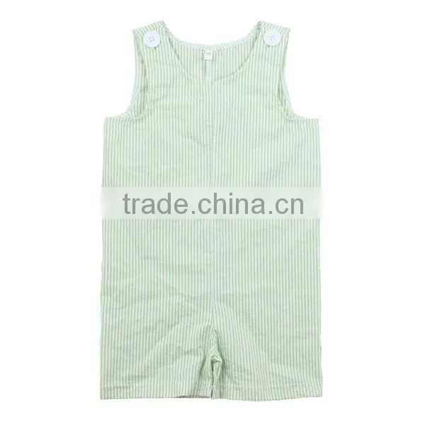 2016 wholesale baby clothes factory cotton ruffle Rompers Newborn Rompers boys clothes boy pyjamas